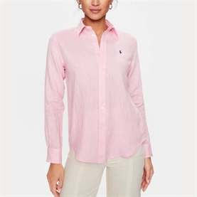 Polo Ralph Lauren Classic Fit Linen Skjorte, Carmel Pink